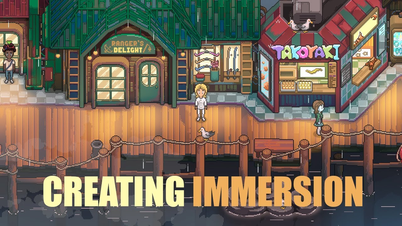 Creating an Immersive Pixel Art World